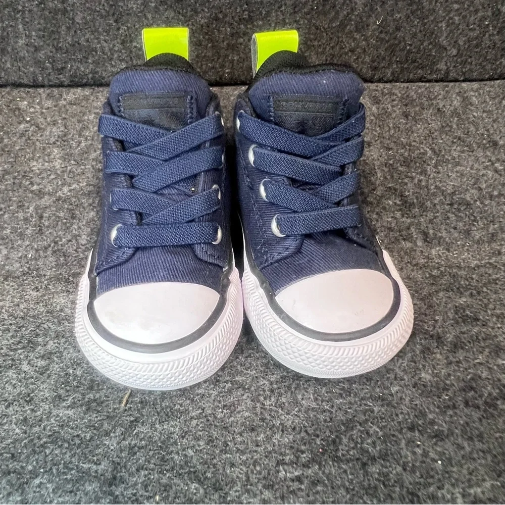 Converse Chuck Taylor All Star Axel Sneaker Infant Baby Navy/Green Shoes Size 3